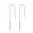 Turkish Handmade Ear Thread Chain 925 Silver Earrings