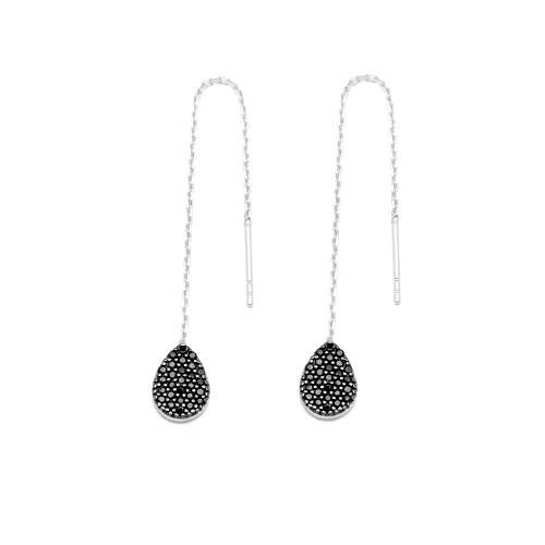 Turkish Ear Thread Chain Earrin Earrings in 925 Silver