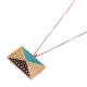 Nano Turquoise Turkish Wholesale Silver Rectangle Pendant Nano Turquoise Turkish Wholesale Silver Rectangle Pendant