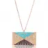 Nano Turquoise Turkish Wholesale Silver Rectangle Pendant
