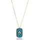 Turkish Nano Turquoiseclover Sterling Silver Pendant Turkish Nano Turquoiseclover Sterling Silver Pendant