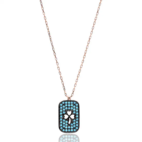 Turkish Nano Turquoiseclover Sterling Silver Pendant Turkish Nano Turquoiseclover Sterling Silver Pendant