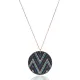 Turkish Wholesale Round Mix Sterling Silver Pendant