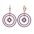 Turkish Wholesale Round Dangle 925 Silver Earrings