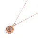 Turkish 925K Circle Simple 925 Sterling Silver Pendant