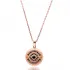 Turkish 925K Circle Simple 925 Sterling Silver Pendant