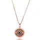 Turkish 925K Circle Simple 925 Sterling Silver Pendant