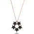 Made in Turkey Five Star Sterling Silver Pendant