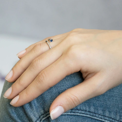 Turkish Adjustable Nail Sterling Silver Ring