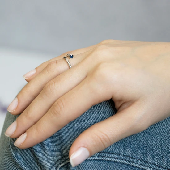 Turkish Adjustable Nail Sterling Silver Ring