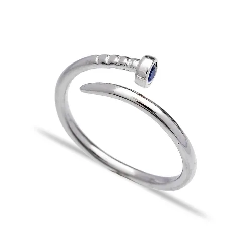 Turkish Adjustable Nail Sterling Silver Ring