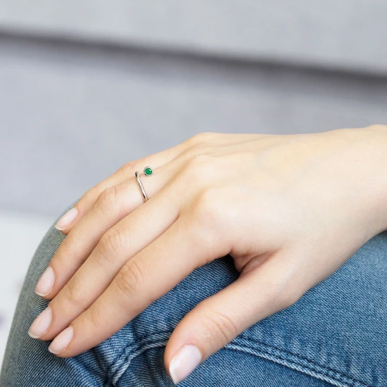 Made in Turkey Adjustable Nail 925 Silver Ring Made in Turkey Adjustable Nail 925 Silver Ring