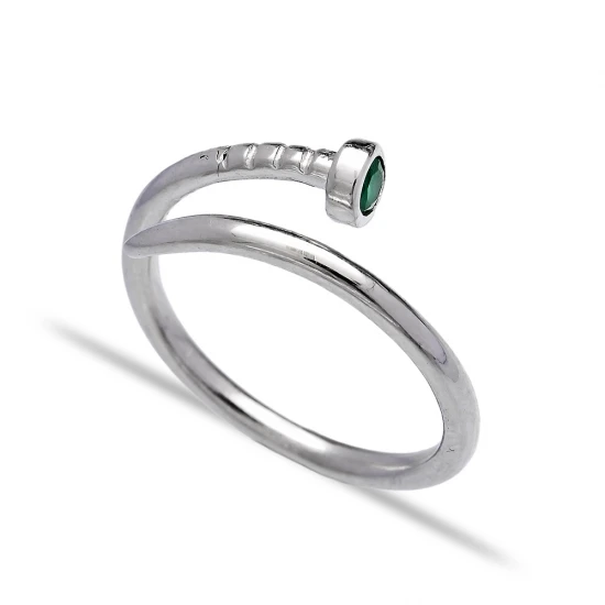 Made in Turkey Adjustable Nail 925 Silver Ring Made in Turkey Adjustable Nail 925 Silver Ring