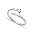 Adjustable Nail 925 Sterling Silver Ring Made in Turkey