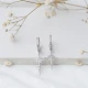 Turkish Simple Pole Star 925 Sterling Silver Earrings - Sade 925 Silver Jewelry