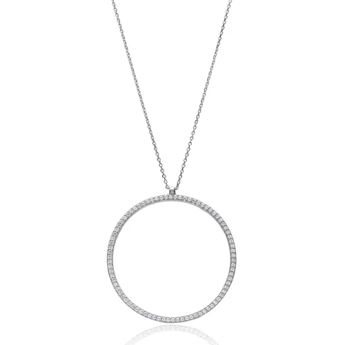 Hollow Round Pendant Turkish Wholesale Silver Pendant