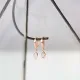 Turkish Pear Shape CZ Sterling Silver Earrings
