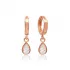 Turkish Pear Shape CZ Sterling Silver Earrings