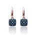 Turkish Sterling Silver Nano Turquoise Square Earrings