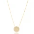 Round CZ 925 Sterling Silver Pendant Made in Turkey