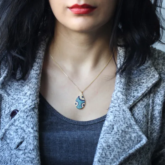 Turkish Wholesale Handcrafted 925k Sterling Silver Evil Eye Pendant Turkish Wholesale Handcrafted 925k Sterling Silver Evil Eye Pendant