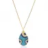 Turkish Wholesale Handcrafted  925k Sterling Silver Evil Eye Pendant