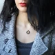 Turkish Hamsa Black CZ 925 Sterling Silver Pendant Turkish Hamsa Black CZ 925 Sterling Silver Pendant