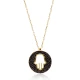 Turkish Hamsa Black CZ 925 Sterling Silver Pendant Turkish Hamsa Black CZ 925 Sterling Silver Pendant