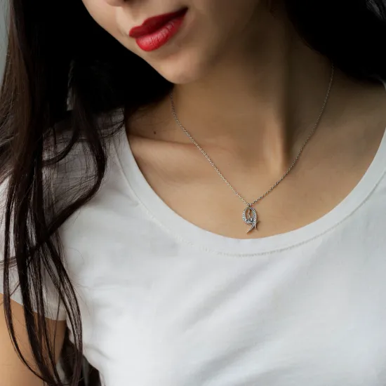 Baby Mother Necklace Turkish Wholesale Handcrafted  925k Sterling Silver  Pendant