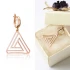 Turkish Origami Triange Minimalist 925 Silver Earrings