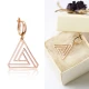 Turkish Origami Triange Minimalist 925 Silver Earrings Turkish Origami Triange Minimalist 925 Silver Earrings