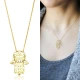 Turkish Origami Hamsa Minimalist Silver Pendant Turkish Origami Hamsa Minimalist Silver Pendant