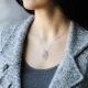 Turkish 925 Silver Origami Hamsa Minimalist Pendant Turkish 925 Silver Origami Hamsa Minimalist Pendant