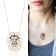 Turkish Origami Lion Minimalist 925 Silver Pendant