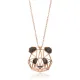 Turkish Origami Panda Minimalist 925 Silver Pendant Turkish Origami Panda Minimalist 925 Silver Pendant