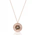 Turkish Leopard Round 925 Sterling Silver Pendant