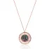 Turkish Rainbow Round 925 Sterling Silver Pendant