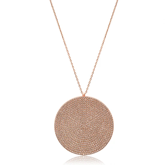 Turkish Round Simple Pendant in 925 Sterling Silver Turkish Round Simple Pendant in 925 Sterling Silver