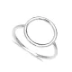 Round Hollow Design Wholesale Handcrafted Silver Ring Round Hollow Design Wholesale Handcrafted Silver Ring