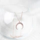 Turkish Minimalist Moon 925 Sterling Silver Pendant Turkish Minimalist Moon 925 Sterling Silver Pendant