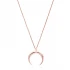 Turkish 925 Sterling Silver Minimalist Moon Pendant
