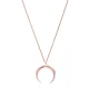 Turkish 925 Sterling Silver Minimalist Moon Pendant