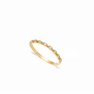 Clear Marquise CZ Row Sterling Silver Ring