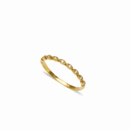 Clear Marquise CZ Row Sterling Silver Ring